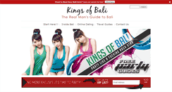 Desktop Screenshot of kingsofbali.com